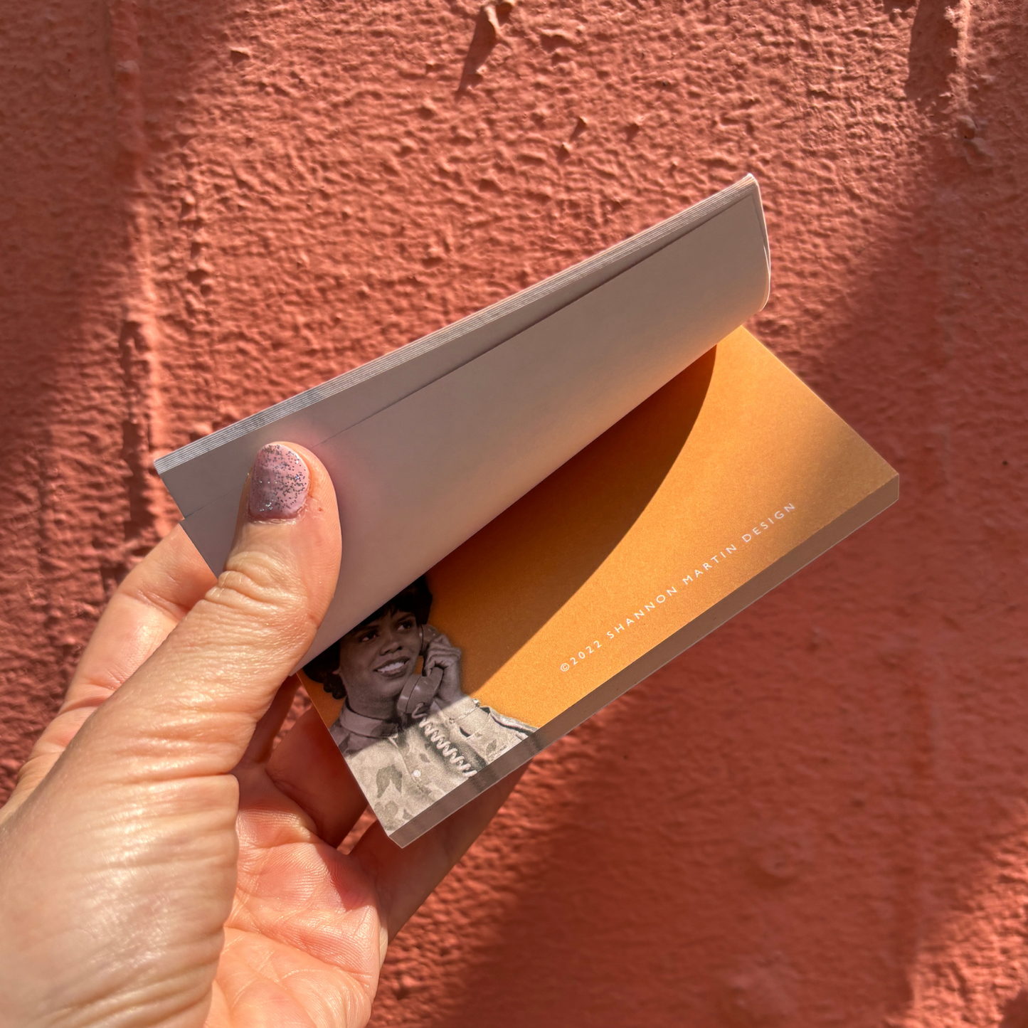 I'd Agree With You But Then We'd Both Be Wrong Sticky Notes in Orange-Shannon Martin Design-The Bullish Store