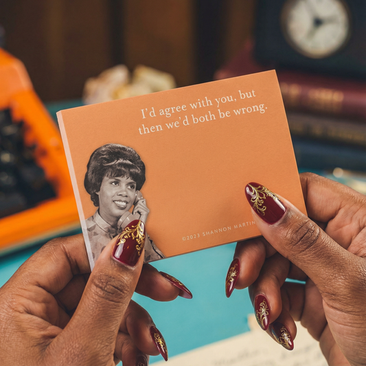 I'd Agree With You But Then We'd Both Be Wrong Sticky Notes in Orange