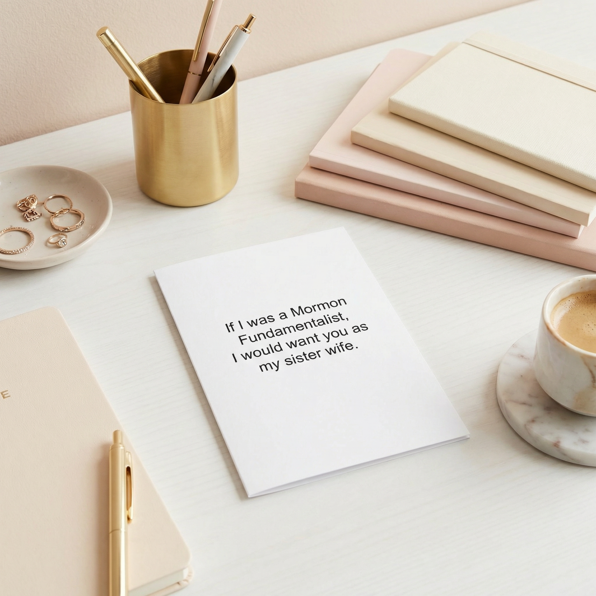 If I Was A Mormon Fundamentalist Greeting Card