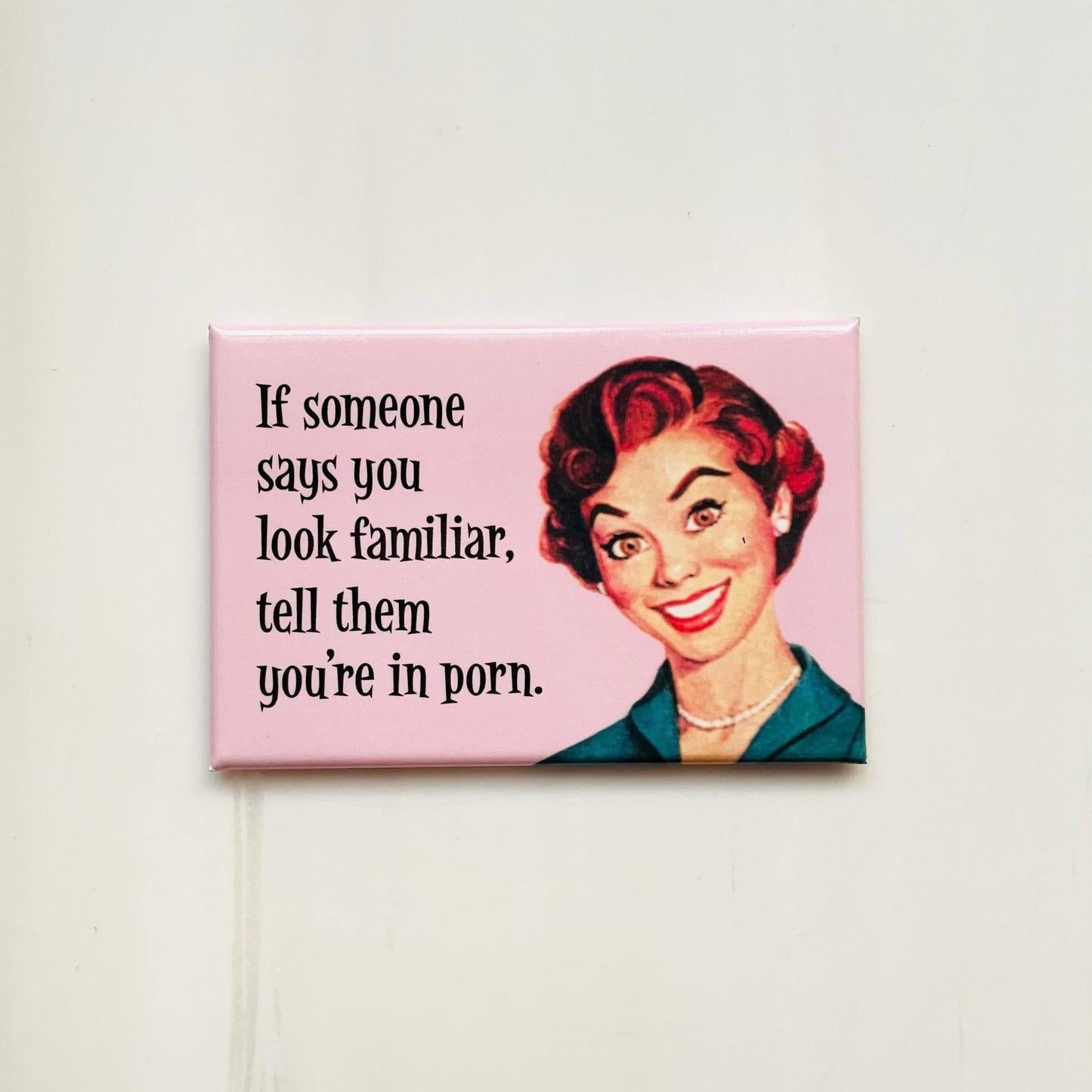 If Someone Says You Look Familiar, Tell Them You're In Porn Magnet | 2" x 3"