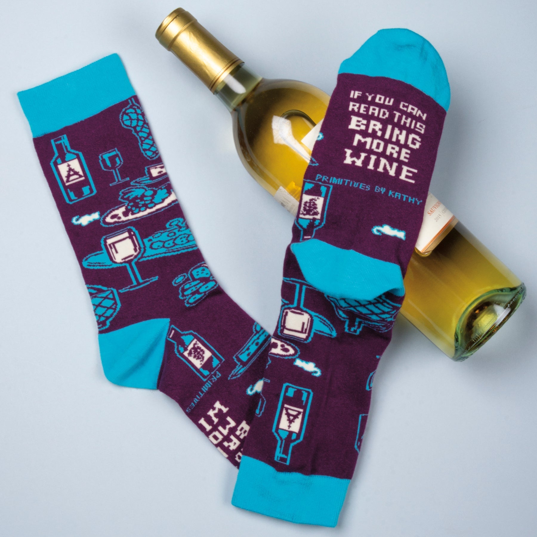 If You Can Read This Bring More Wine Unisex Socks