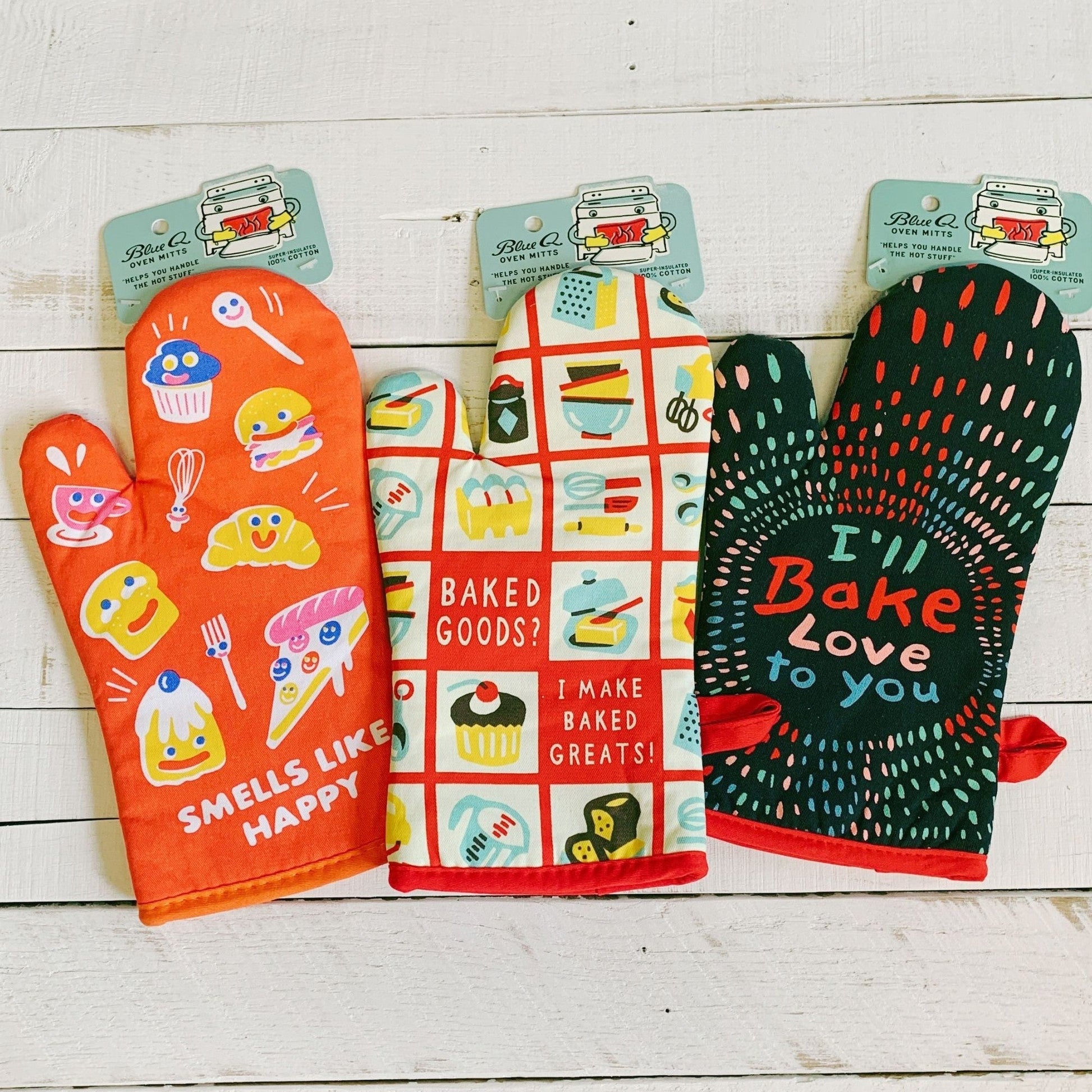 I'll Bake Love To You Oven Mitt | Kitchen Thermal Single Pot Holder | BlueQ at GetBullish