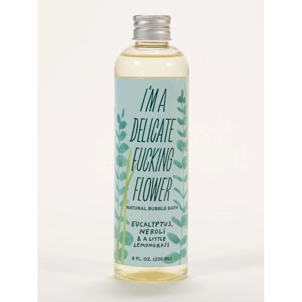 I'm A Delicate Fucking Flower Natural Bubble Bath | Eucalyptus, Neroli and a Little Lemongrass | BlueQ at GetBullish