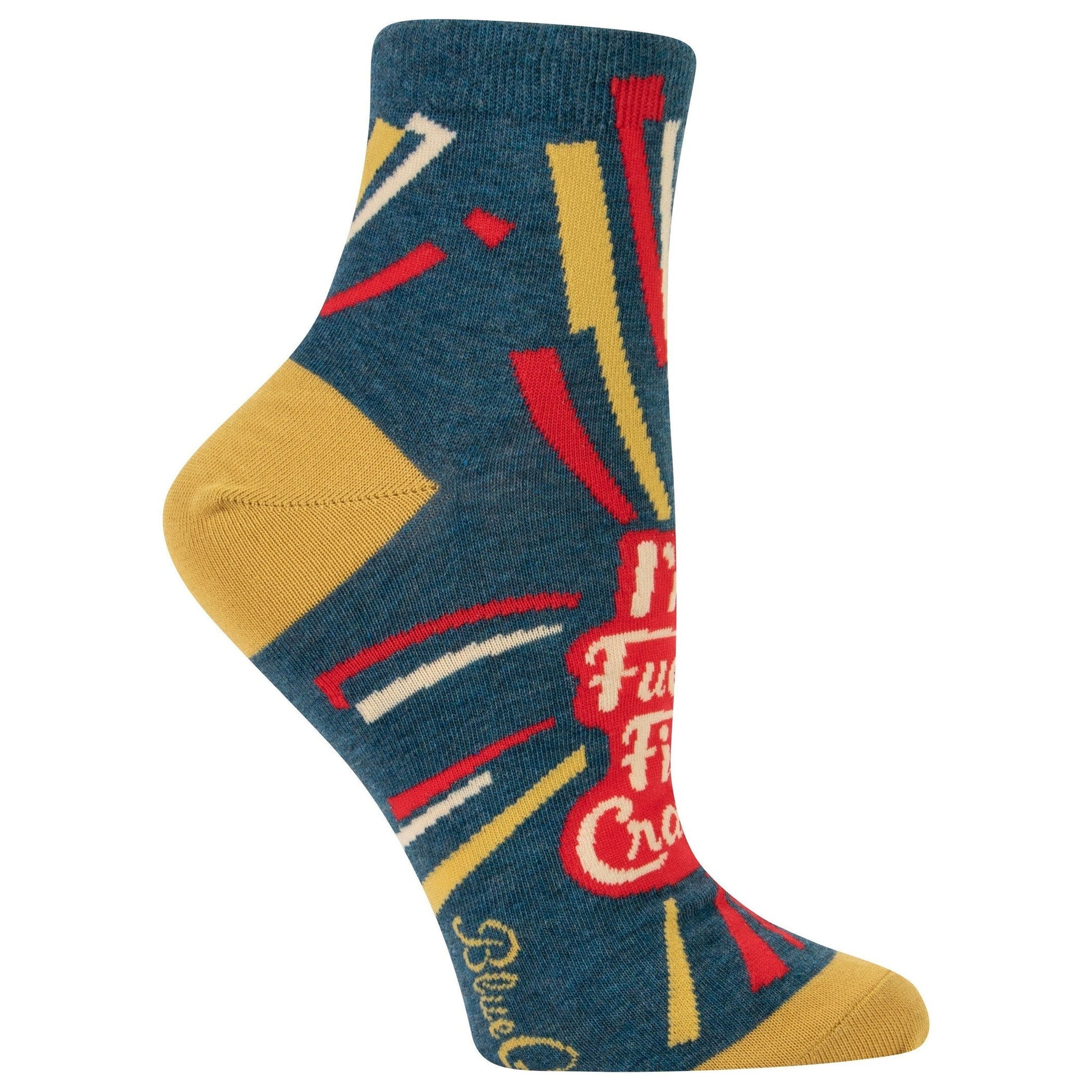 I'm A Fuckin' Firecracker Women's Ankle Socks | BlueQ at GetBullish