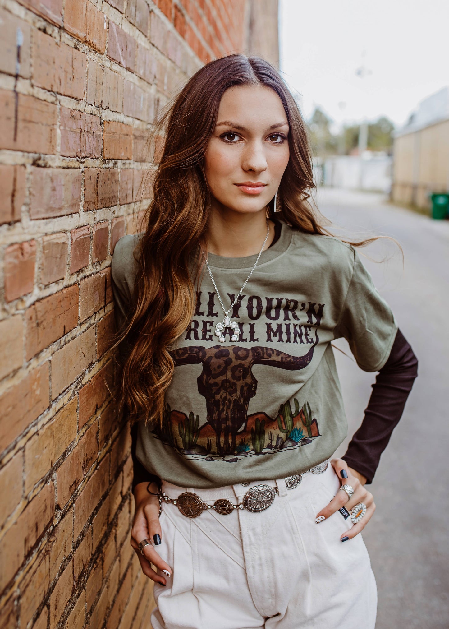 I'm All Your'n You're All Mine Cowboy Western Tee [Available in Medium and Large Only]