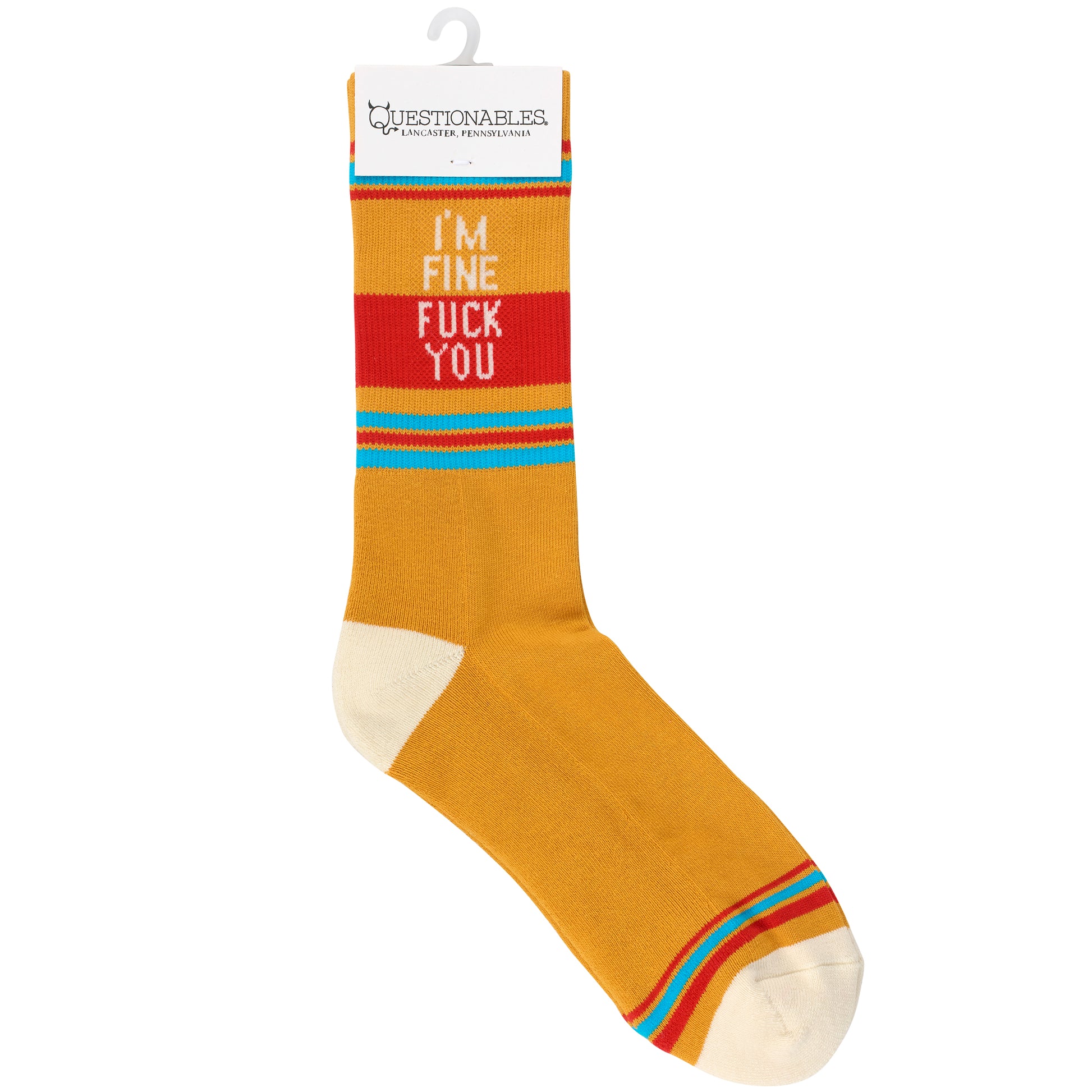 I'm Fine Socks - packaging