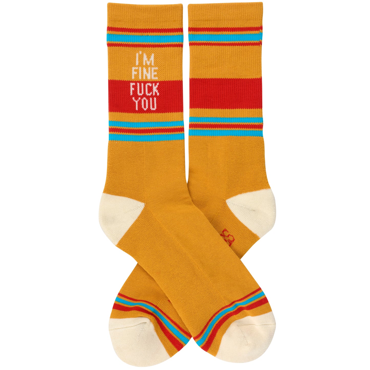 I'm Fine Socks - flat