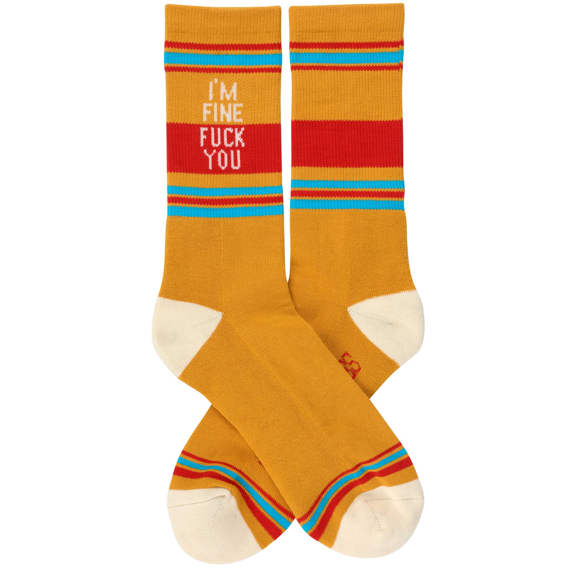 I'm Fine Socks - flat