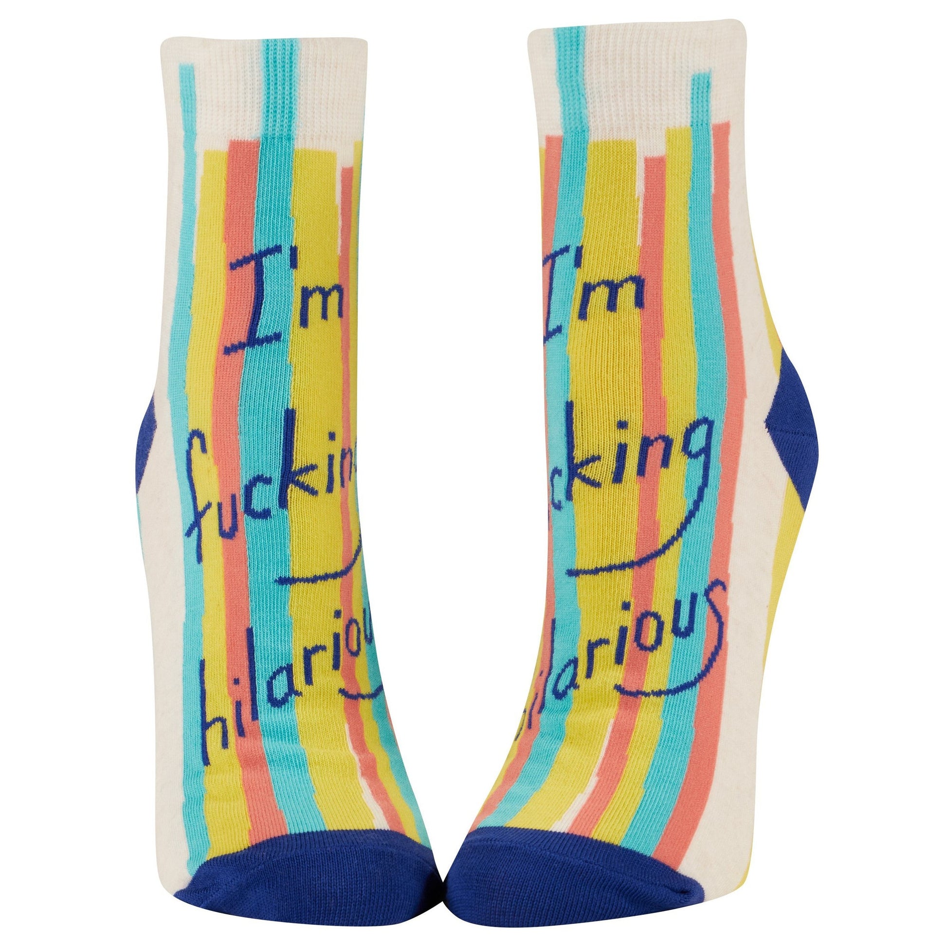 I'm Fucking Hilarious Women's Ankle Socks | BlueQ at GetBullish