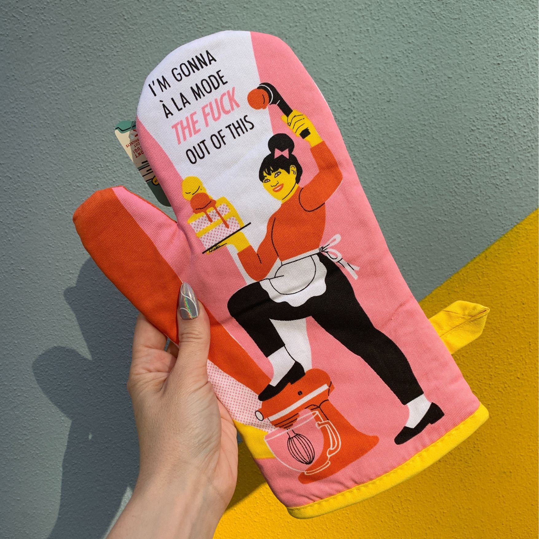 I'm Gonna A La Mode The Fuck Out Of This Oven Mitt | Kitchen Thermal Single Pot Holder | Gift for Her