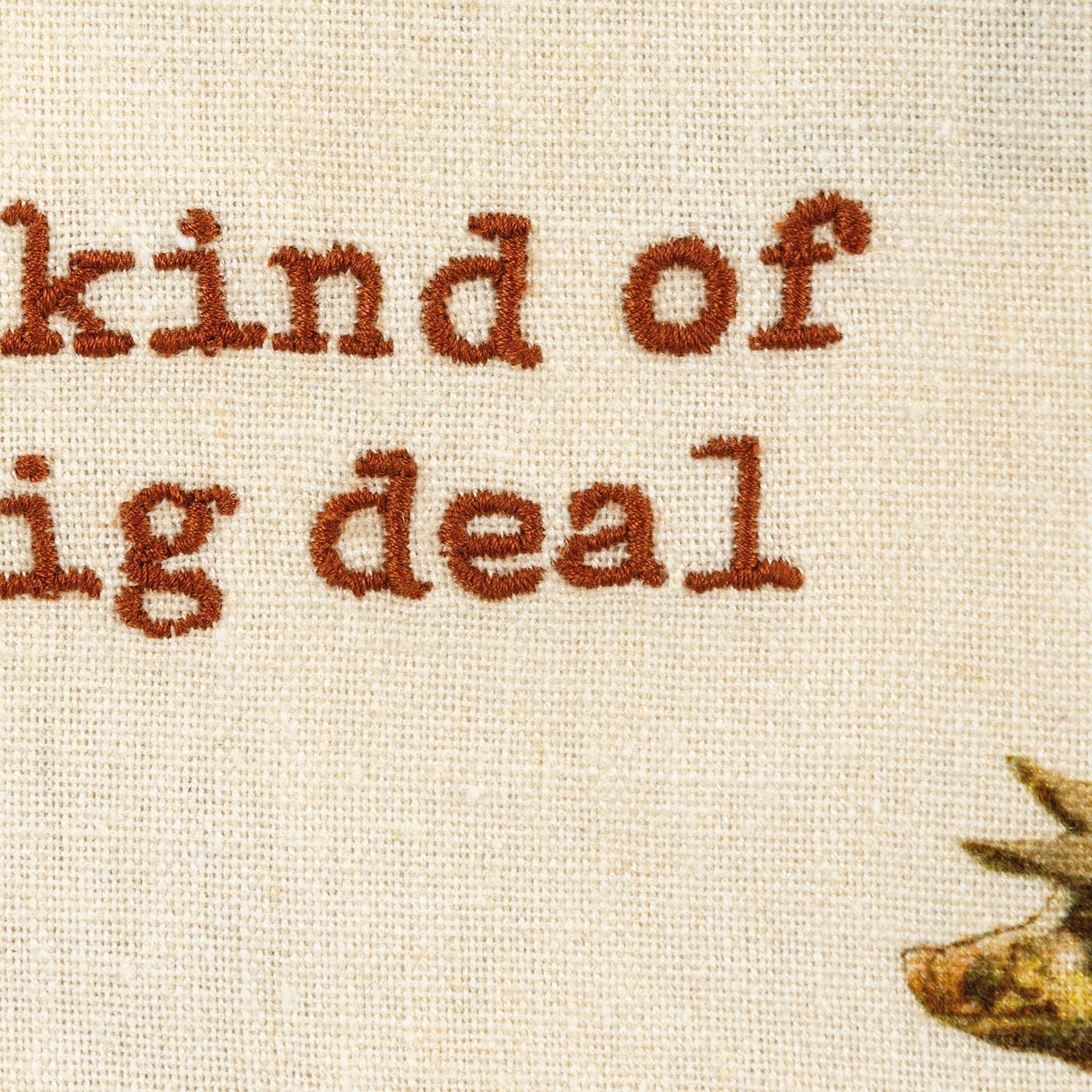 I'm Kind Of A Pig Deal Kitchen Towel | Vintage-inspired Cotton Linen Hand Tea Dish Cloth | 18" x 28"