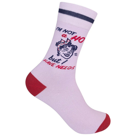 I'm Not A Hoe But I Have Needs Socks | Funny Socks