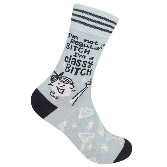 I'm Not A Regular Bitch, I'm A Classy Bitch Women's Socks | Snarky and Funny Socks