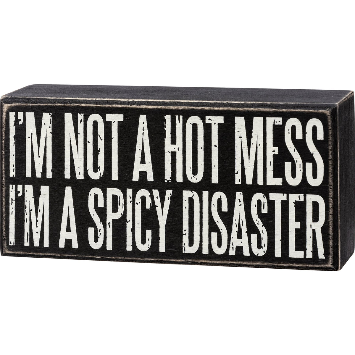 Spicy Disaster Box Sign