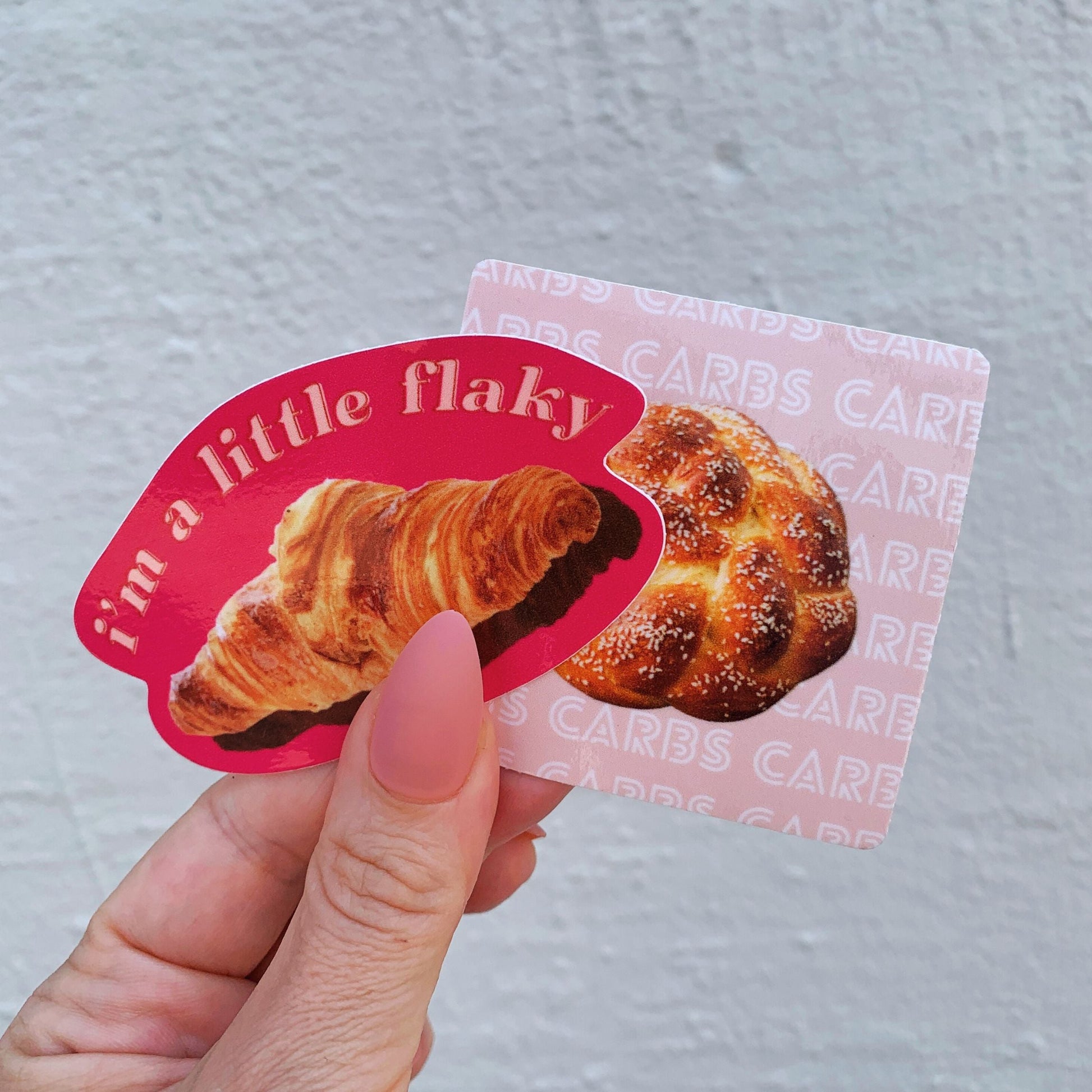 I’m a Little Flaky Croissant Sticker | Vinyl Die Cut Decal