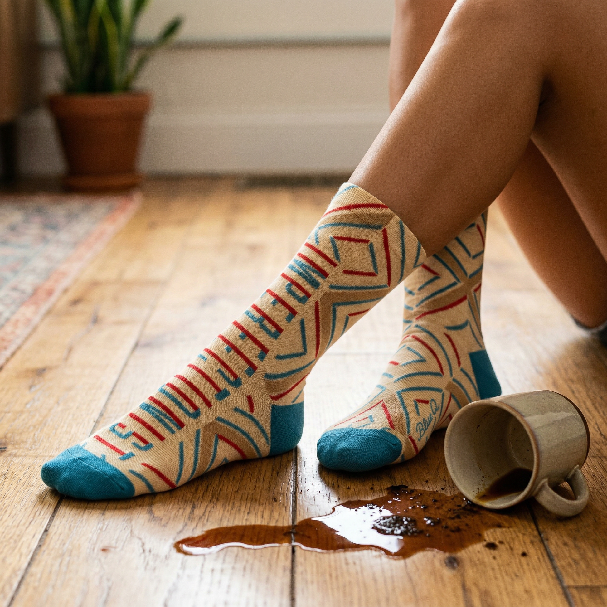 Imperfectionist Women's Crew Socks | Novelty Funny Socks | BlueQ at GetBullish