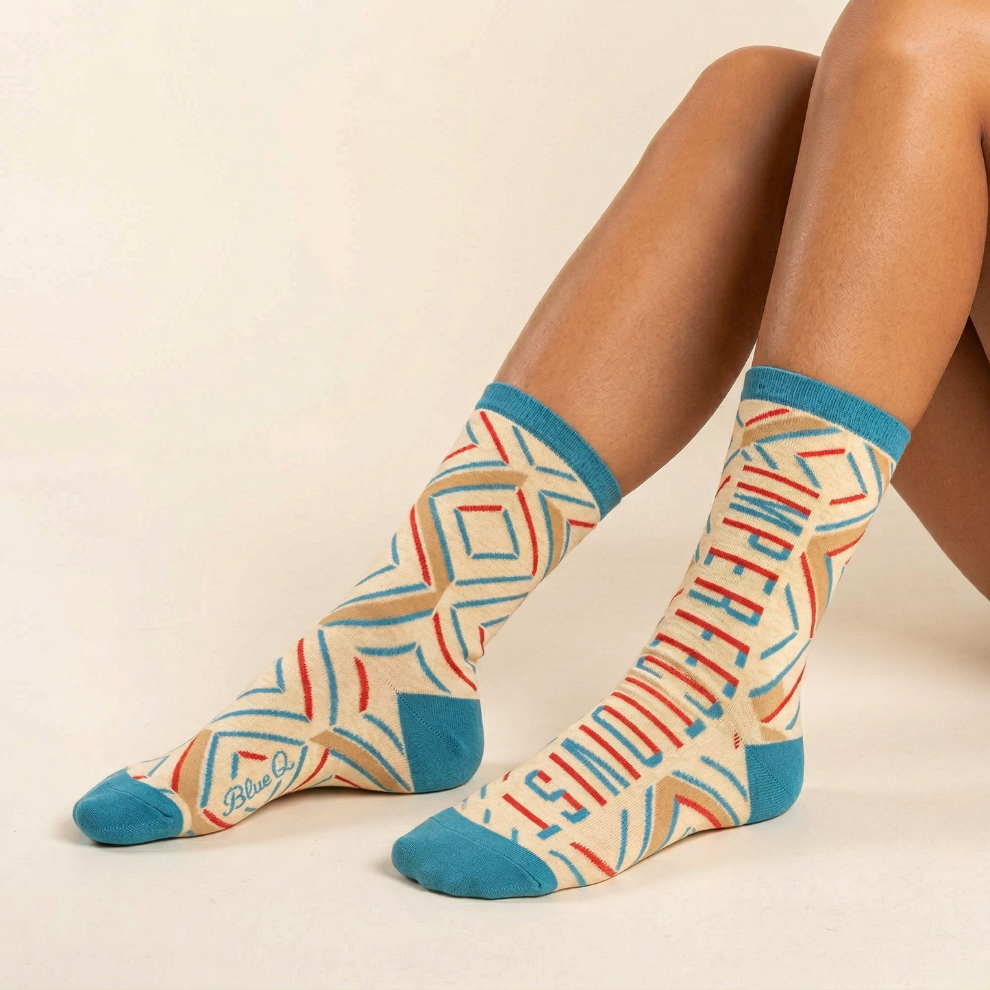 Imperfectionist Women's Crew Socks | Novelty Funny Socks | BlueQ at GetBullish