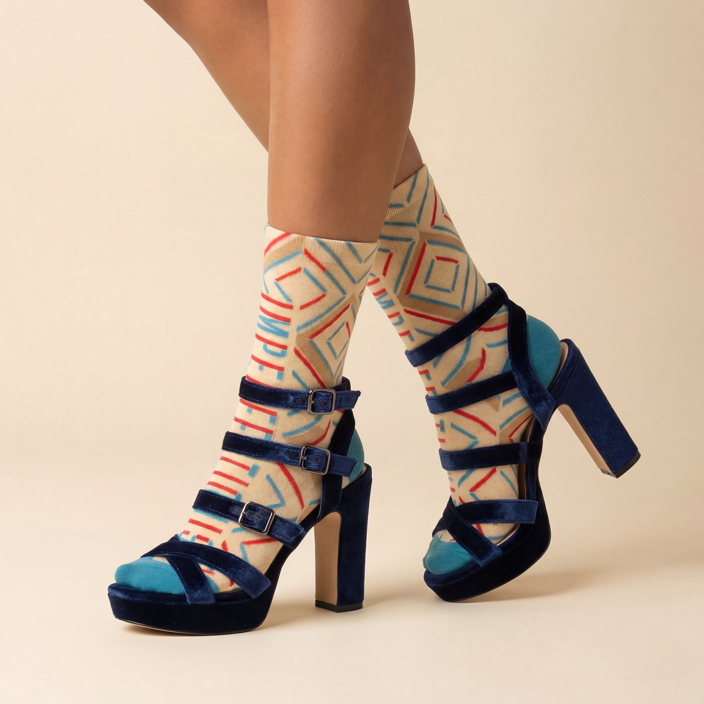 Imperfectionist Women's Crew Socks | Novelty Funny Socks | BlueQ at GetBullish