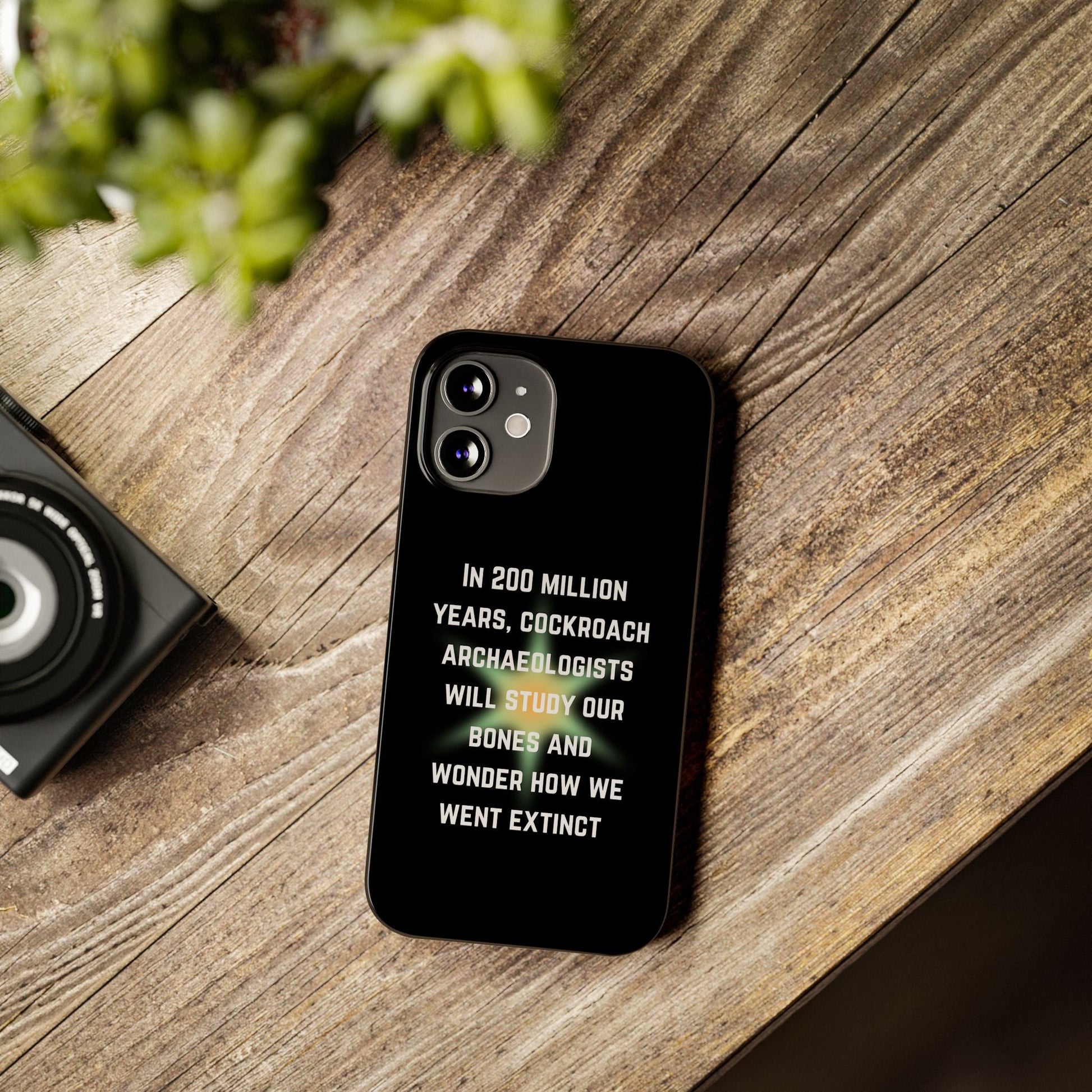 In 200 Million Years, Cockroach Archeologists Will Study Our Bones Slim Phone Case - Many iPhone Models Available