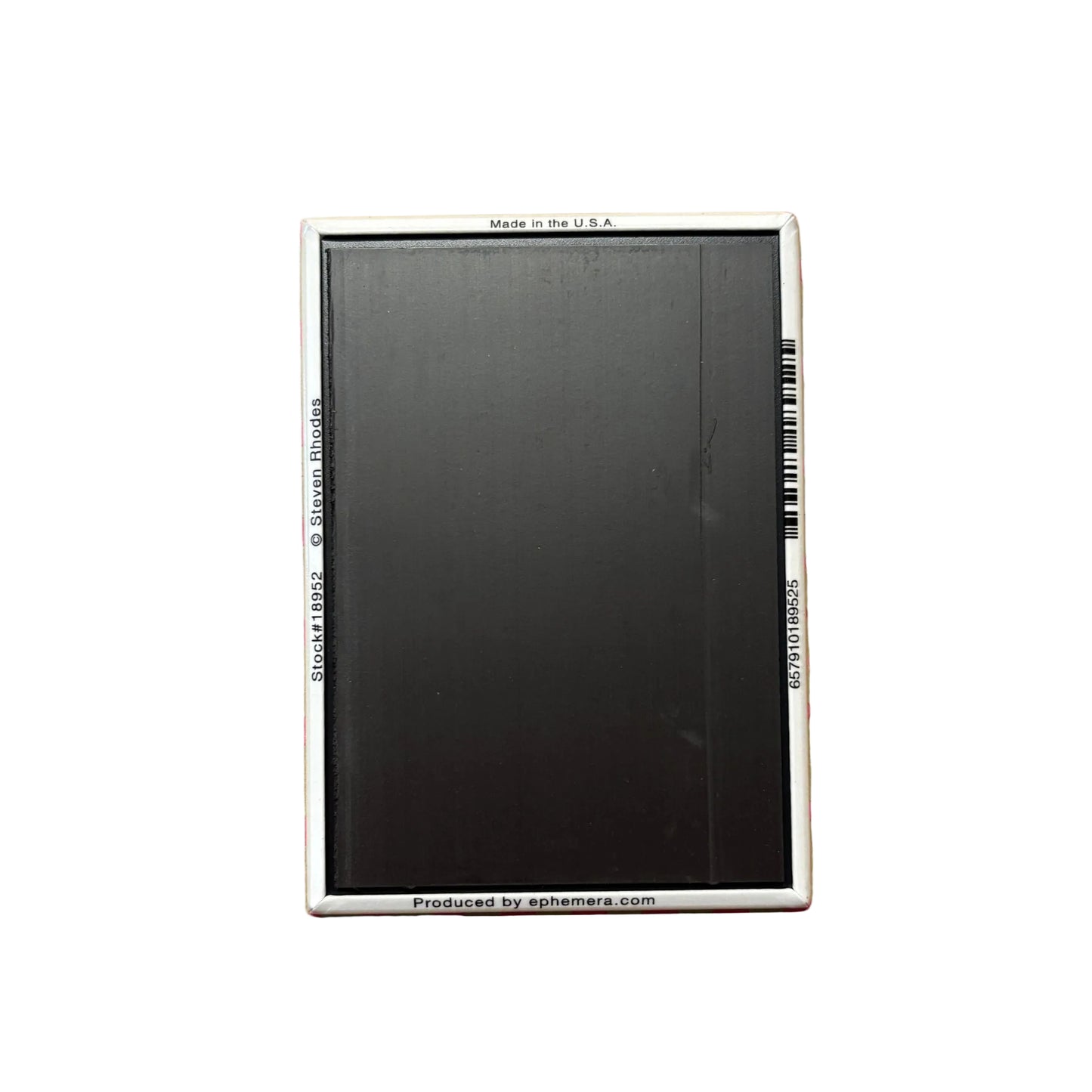 In Case of Emergency  Break Glass! Refrigerator Magnet | Rectangular Magnetic Surface Decor Art by Steven Rhodes | 2.5" X 3.5"
