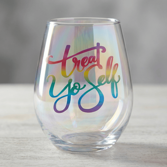 Treat Yo Self Jumbo Stemless Wine Glass
