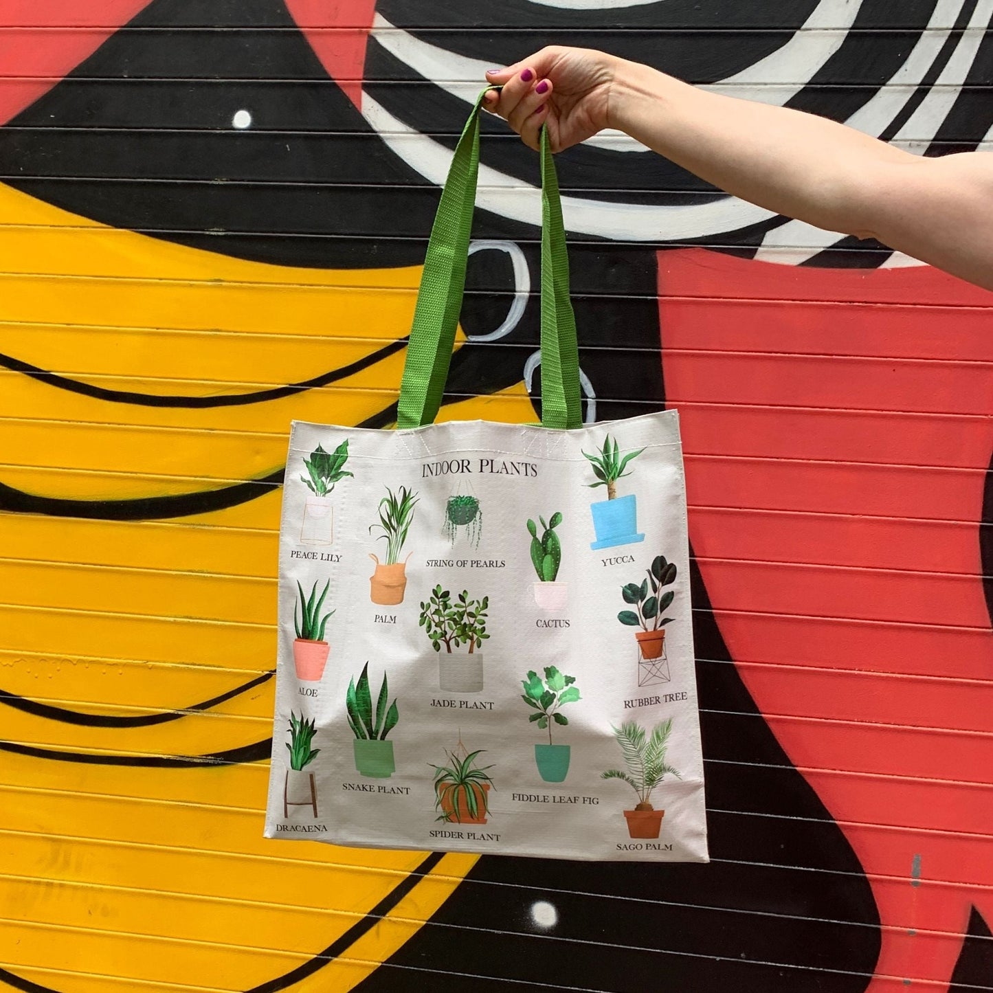 Indoor Plants Market Tote Bag