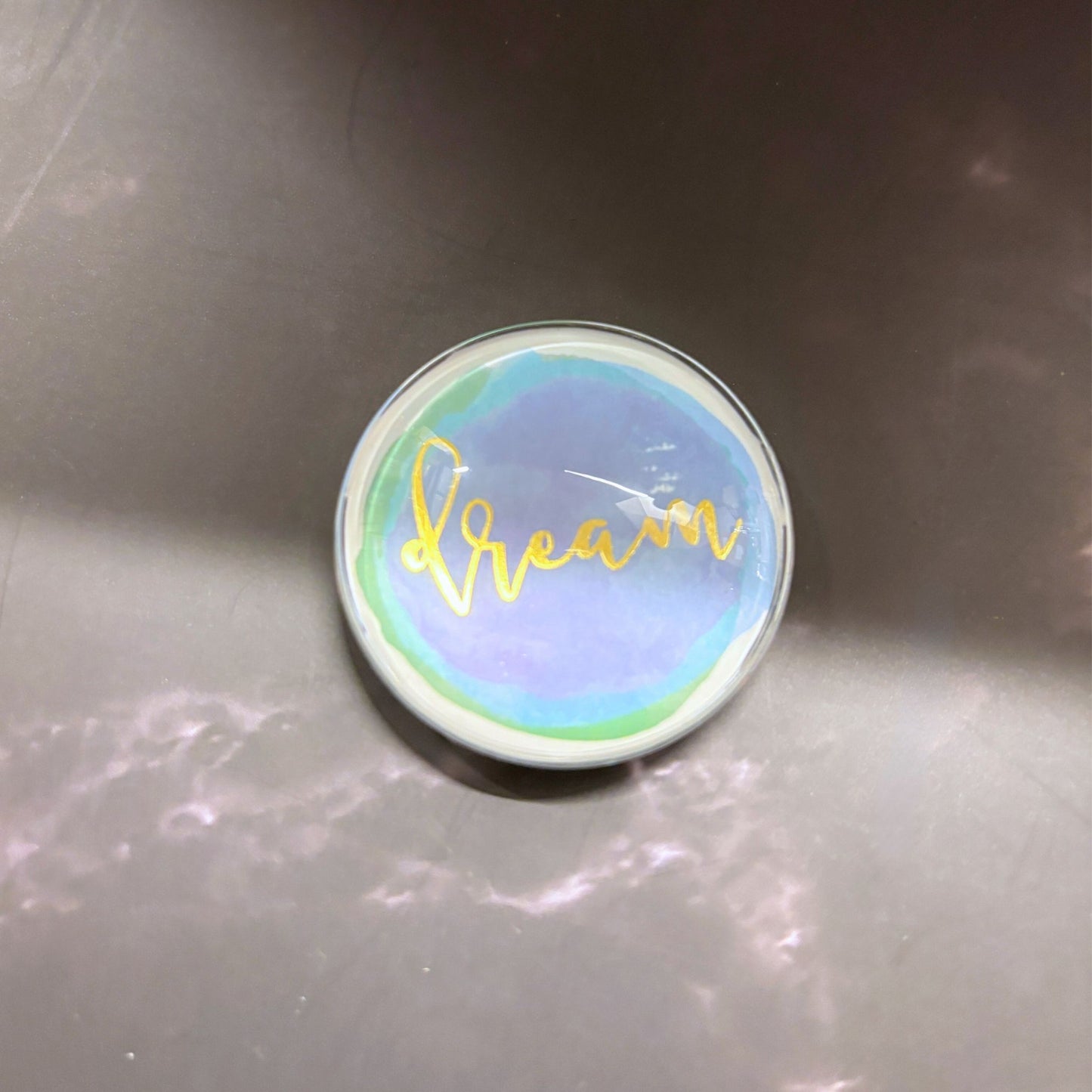 Inspiring Cabochon Glass Magnets | Metallic Gold Text | 10 Options Mix and Match