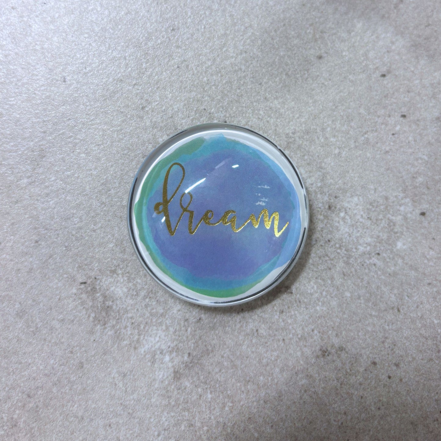 Inspiring Cabochon Glass Magnets | Metallic Gold Text | 10 Options Mix and Match
