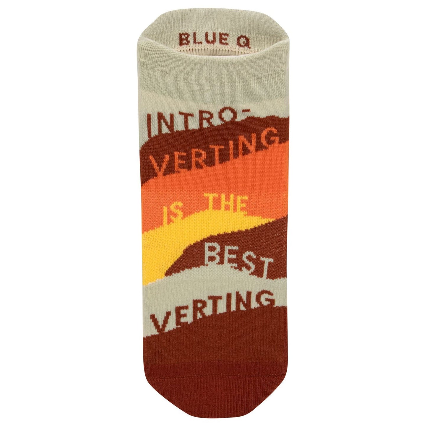 Introverting Is The Best Verting Sneaker Socks [2 Size Options] | BlueQ at GetBullish
