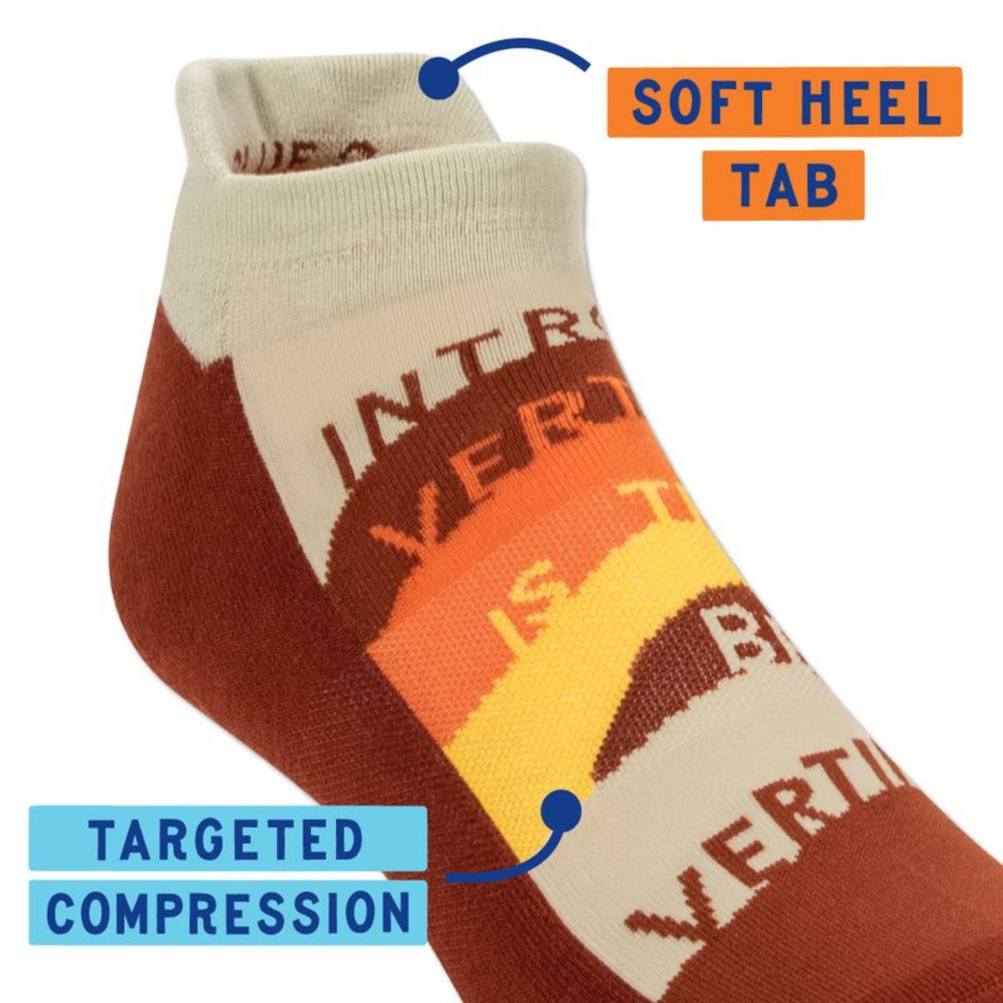 Introverting Is The Best Verting Sneaker Socks [2 Size Options] | BlueQ at GetBullish