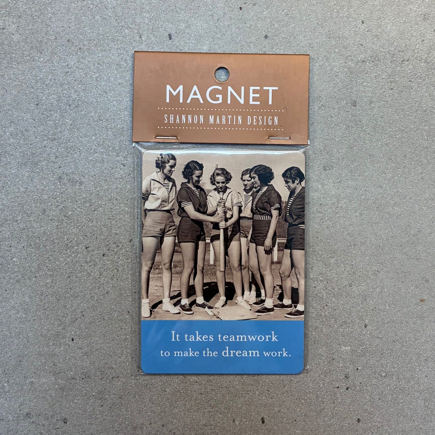 It Takes Teamwork To Make The Dream Work Rectangle Magnet