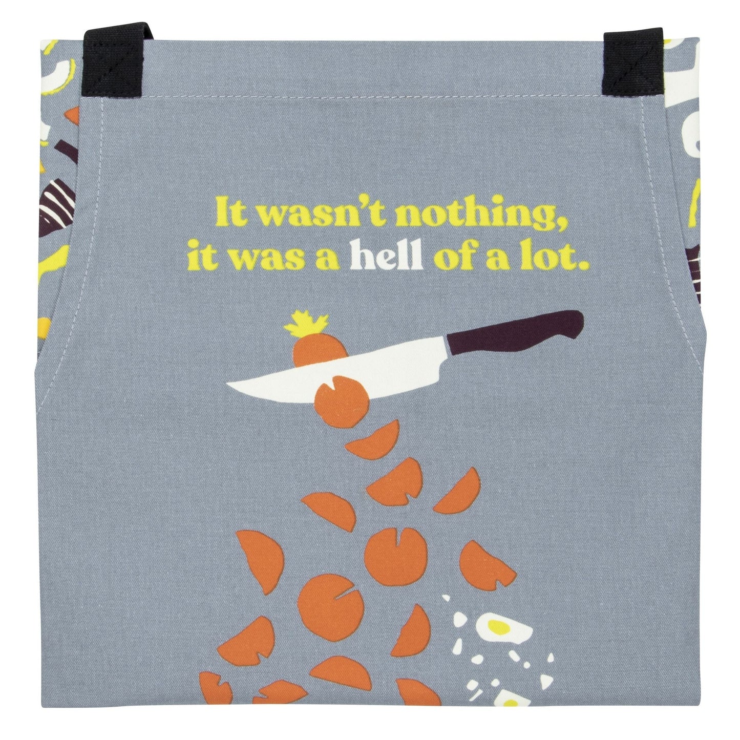 It Wasn't Nothing, It Was A Hell Of A Lot Funny Cooking and BBQ Apron Unisex 2 Pockets Adjustable Strap 100% Cotton