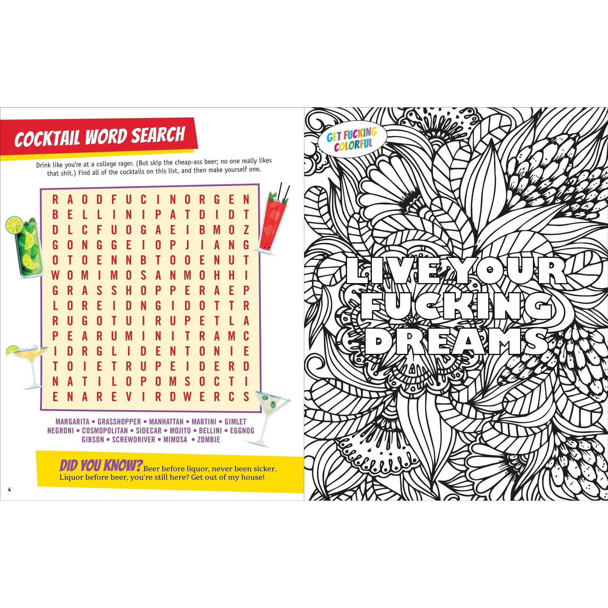 It's All F*cking Fun and Games | Adult Fun Activity Book