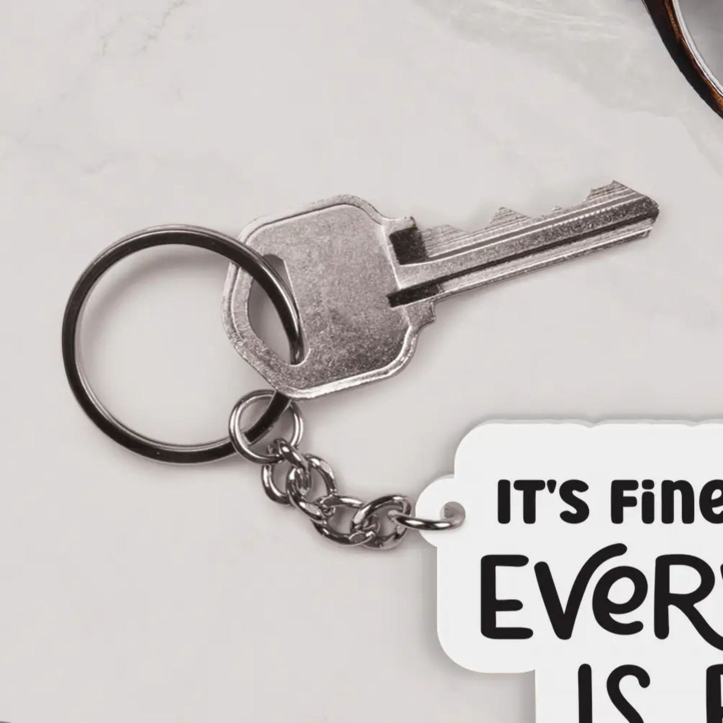 It's Fine. I'm Fine. Keychain