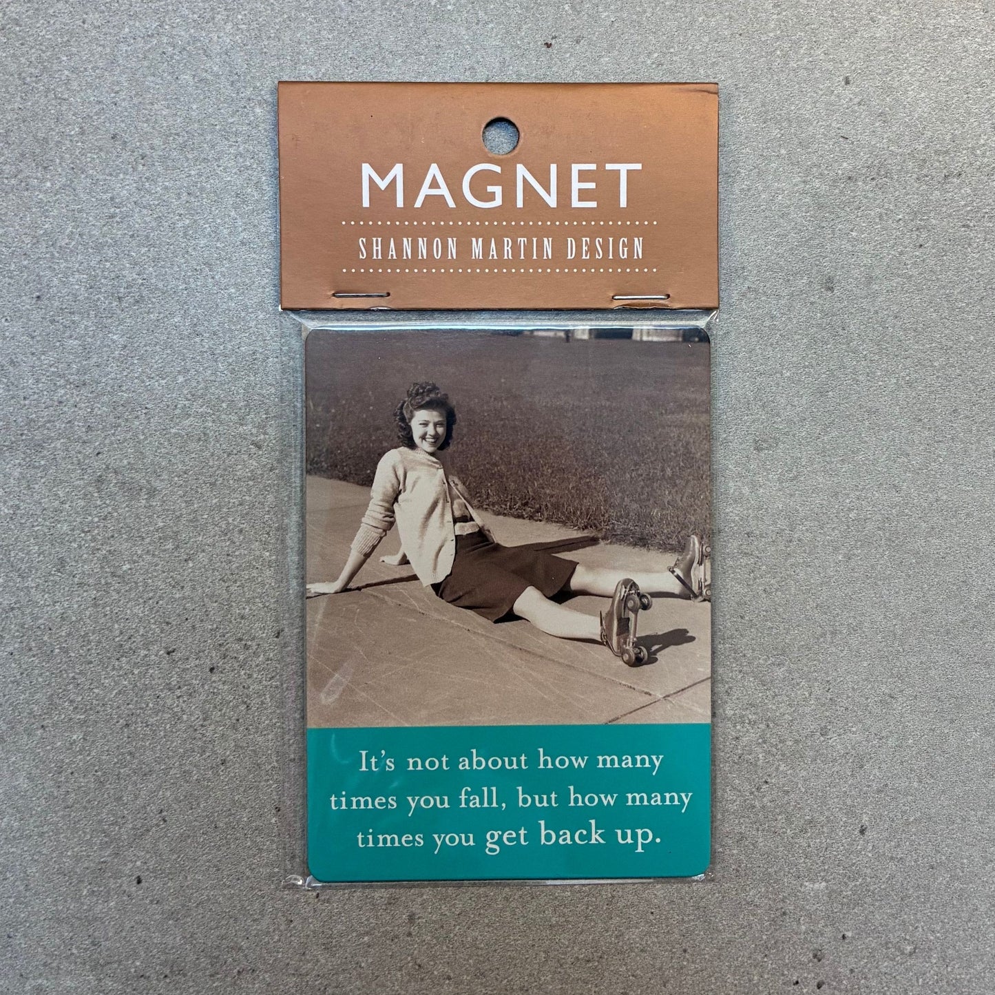 It's Not About How Many Times You Fall But How Many Times You Get Back Up Rectangle Magnet