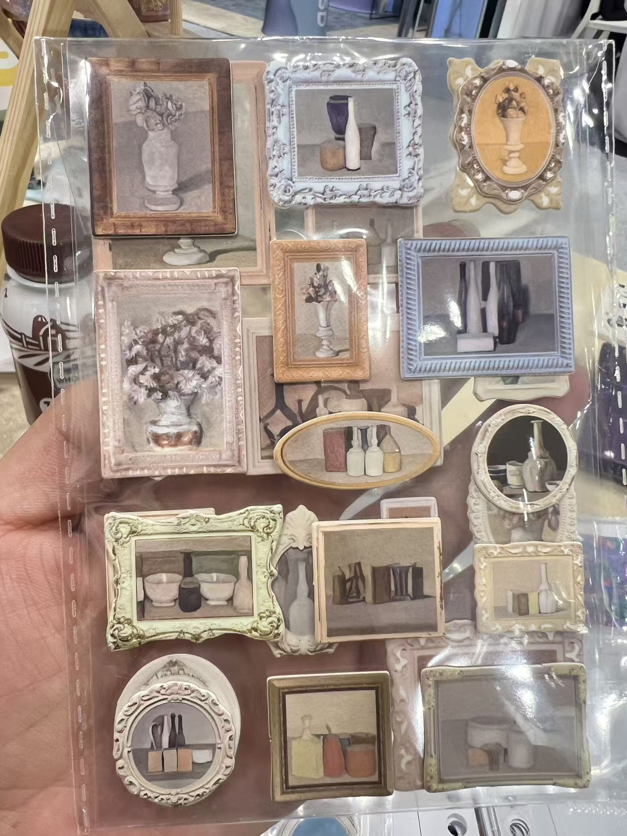 Morandi 3D Stereoscopic Stickers | Sticker Sheet