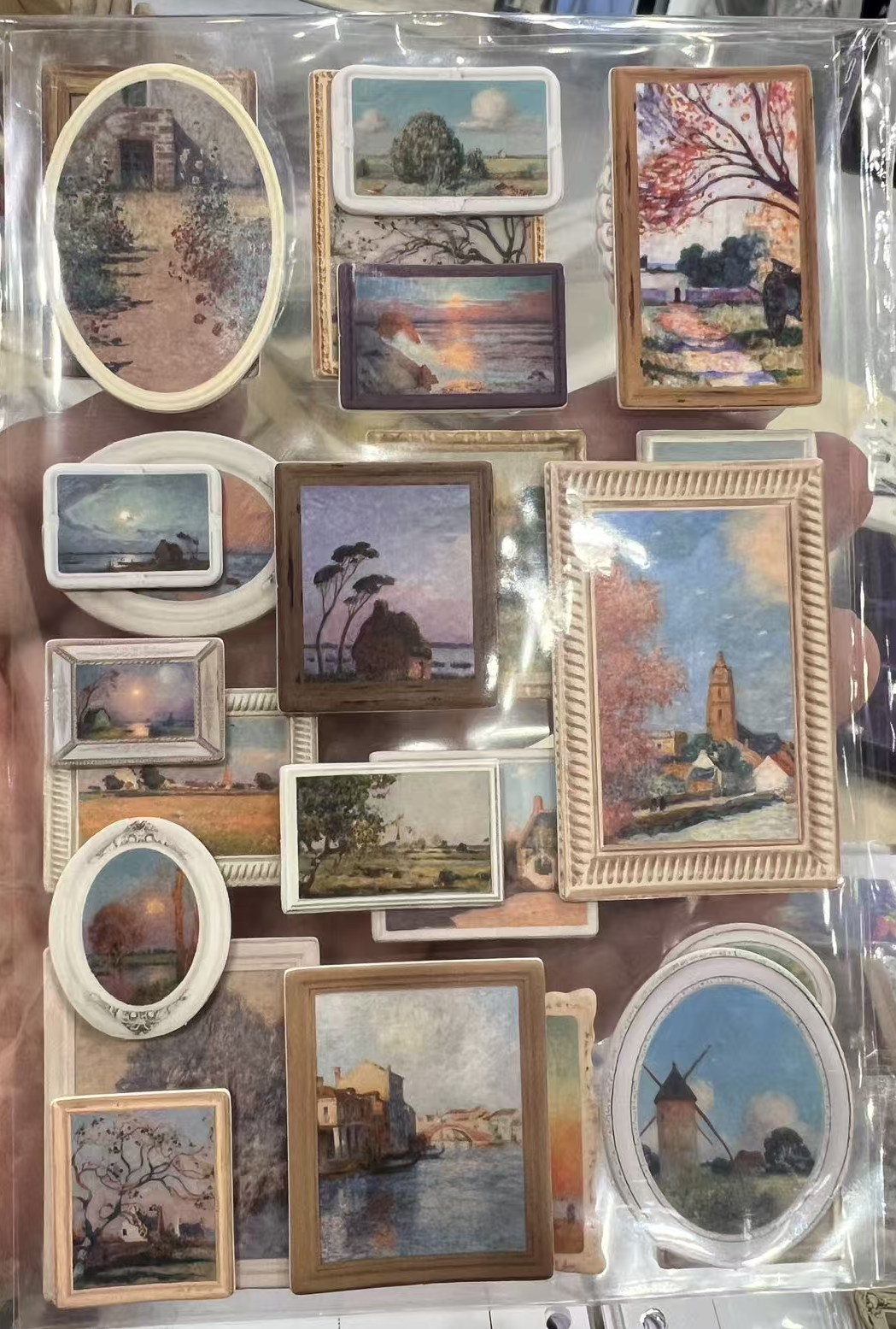 Sunset 3D Stereoscopic Stickers | Sticker Sheet