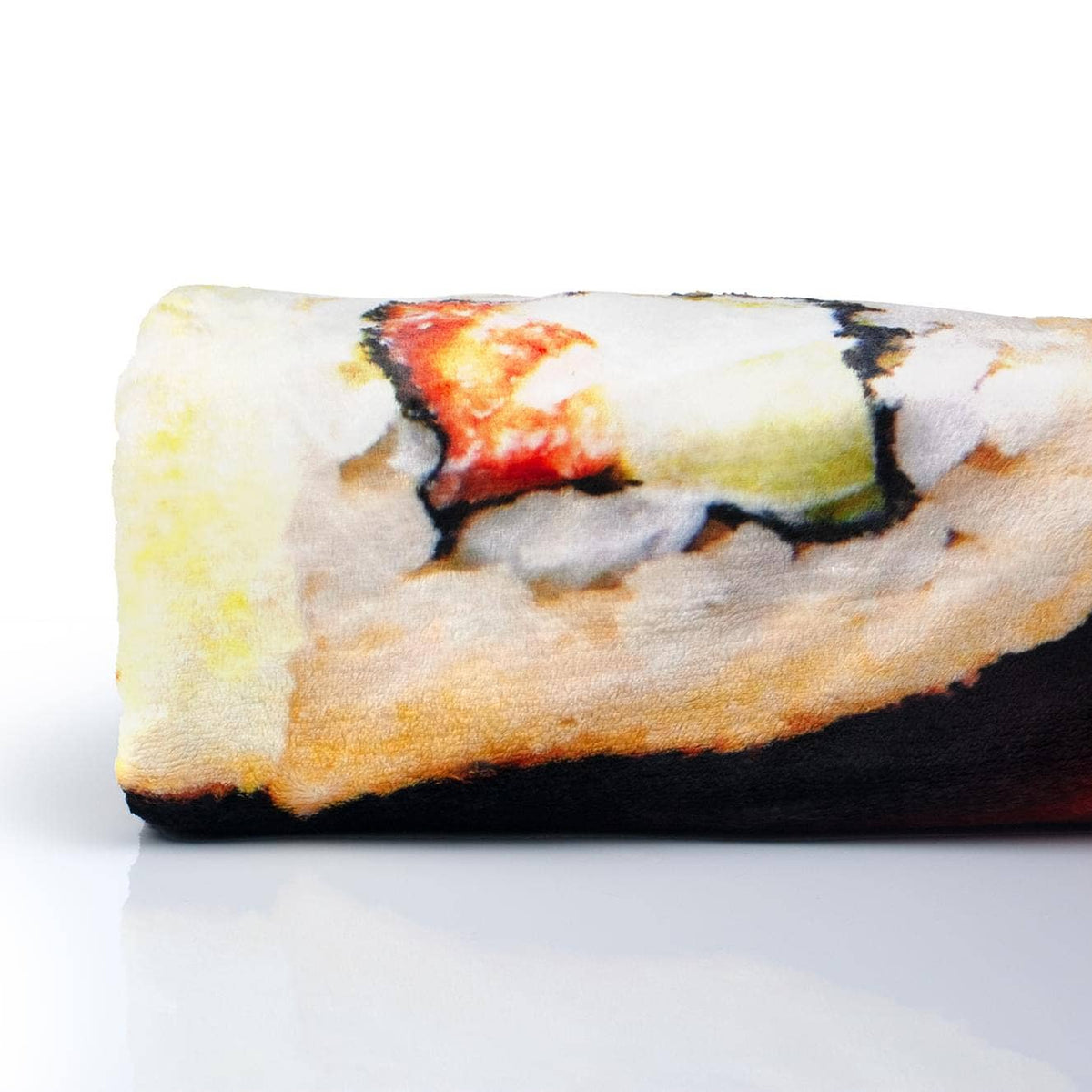 Japanese Bento Box Large Fleece Throw Blanket | Food Blankets | 60" x 45"