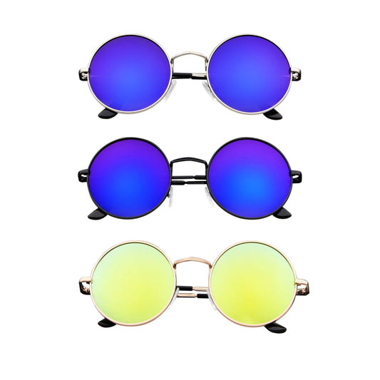 John Lennon Inspired Sunglasses | Round Hippie Retro Shades