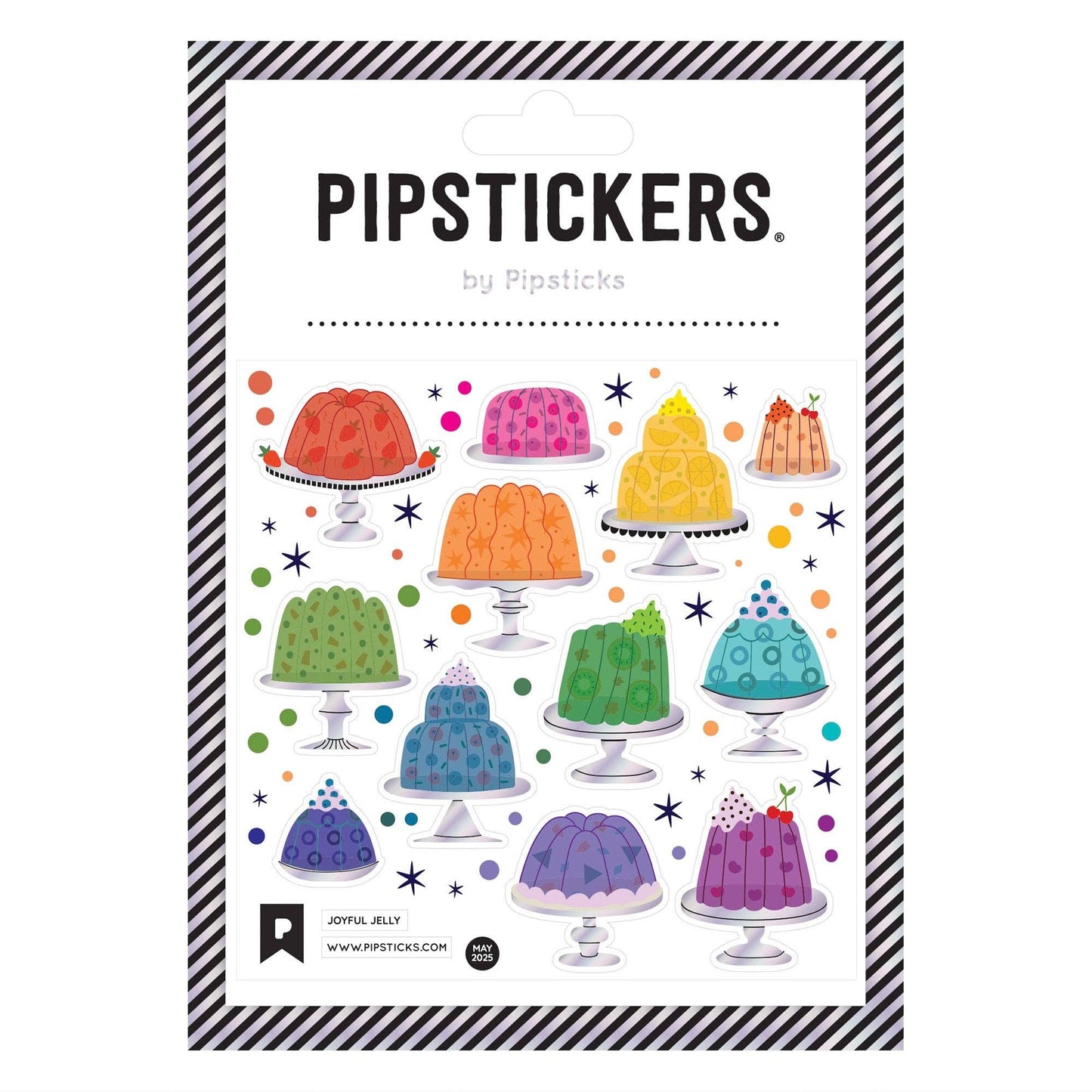 Joyful Jelly Stickers | Colorful Jellies Decorative Decals | Sticker Lovers Collection