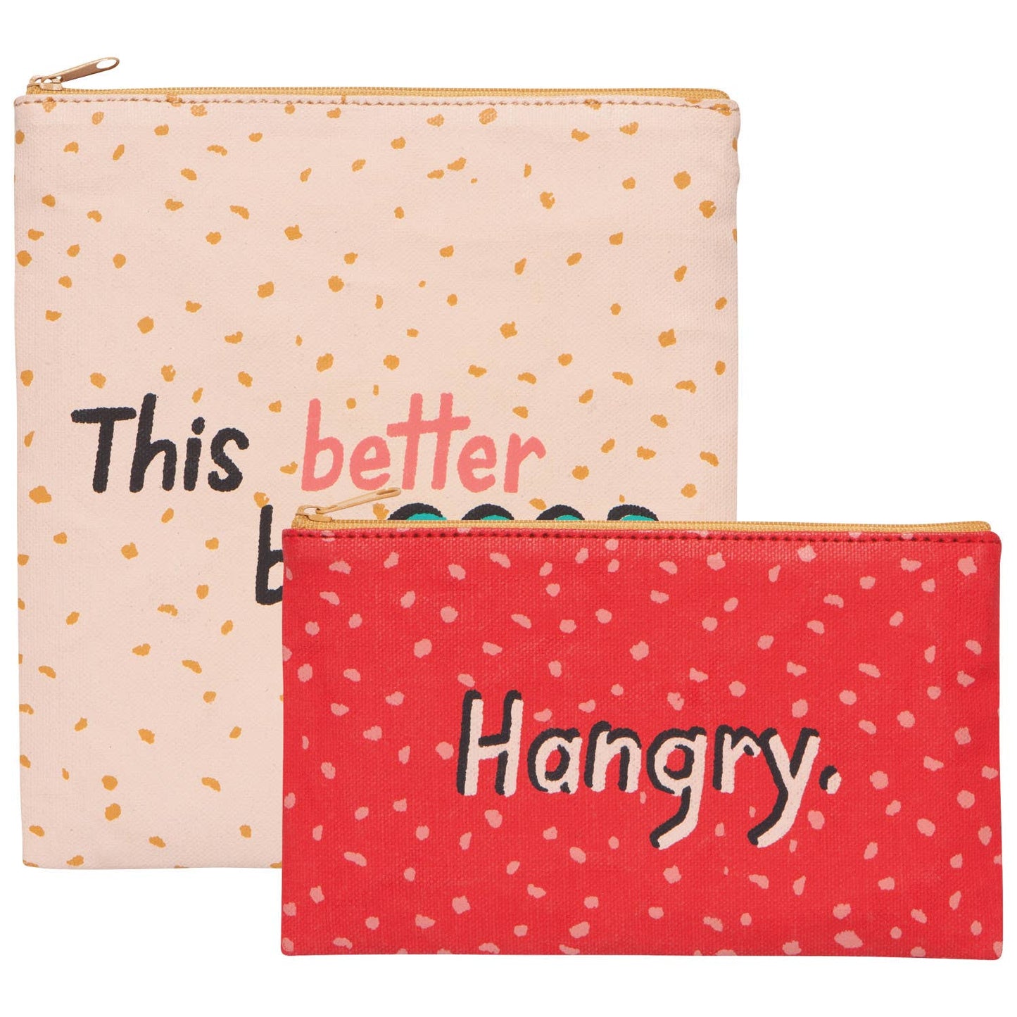 Jubilee Maybe Not Snack Bags Set of 2 | Zippered Food Snack Bag