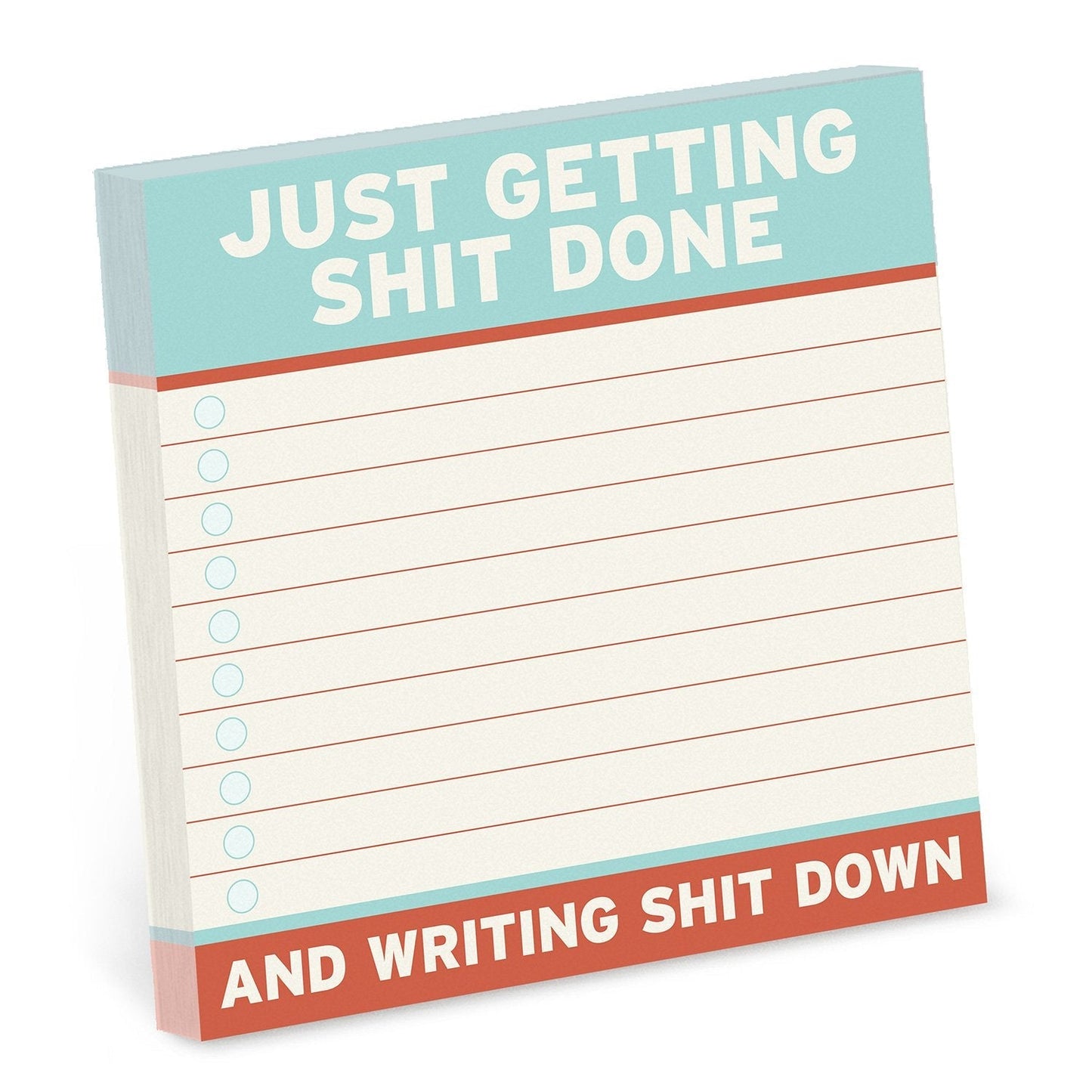 Just Getting Shit Done Large 4" x 4" Sticky Notes