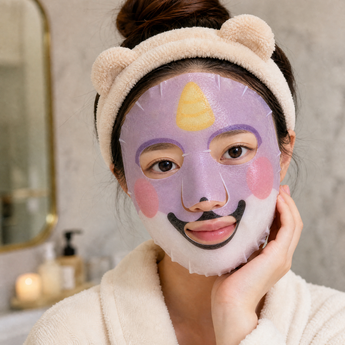 K-Beauty Animated Face Sheet Masks | Kawaii Animal Face Cute Skin Care Masks-Crover-The Bullish Store
