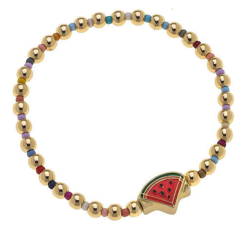 Kids Roxy Rainbow Beaded Children’s Bracelet with Cute Charm | Kids Fashion Beads Jewelry