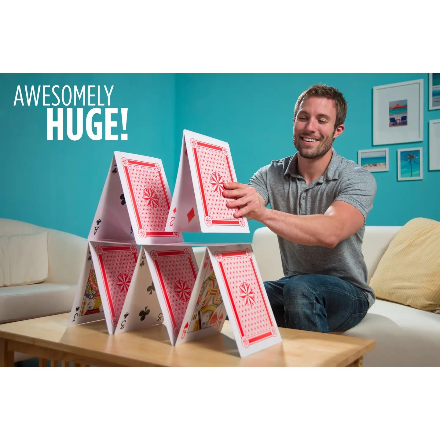 King Size Playing Cards | Giant Oversized Deck for Fun Games, Parties & Gifts