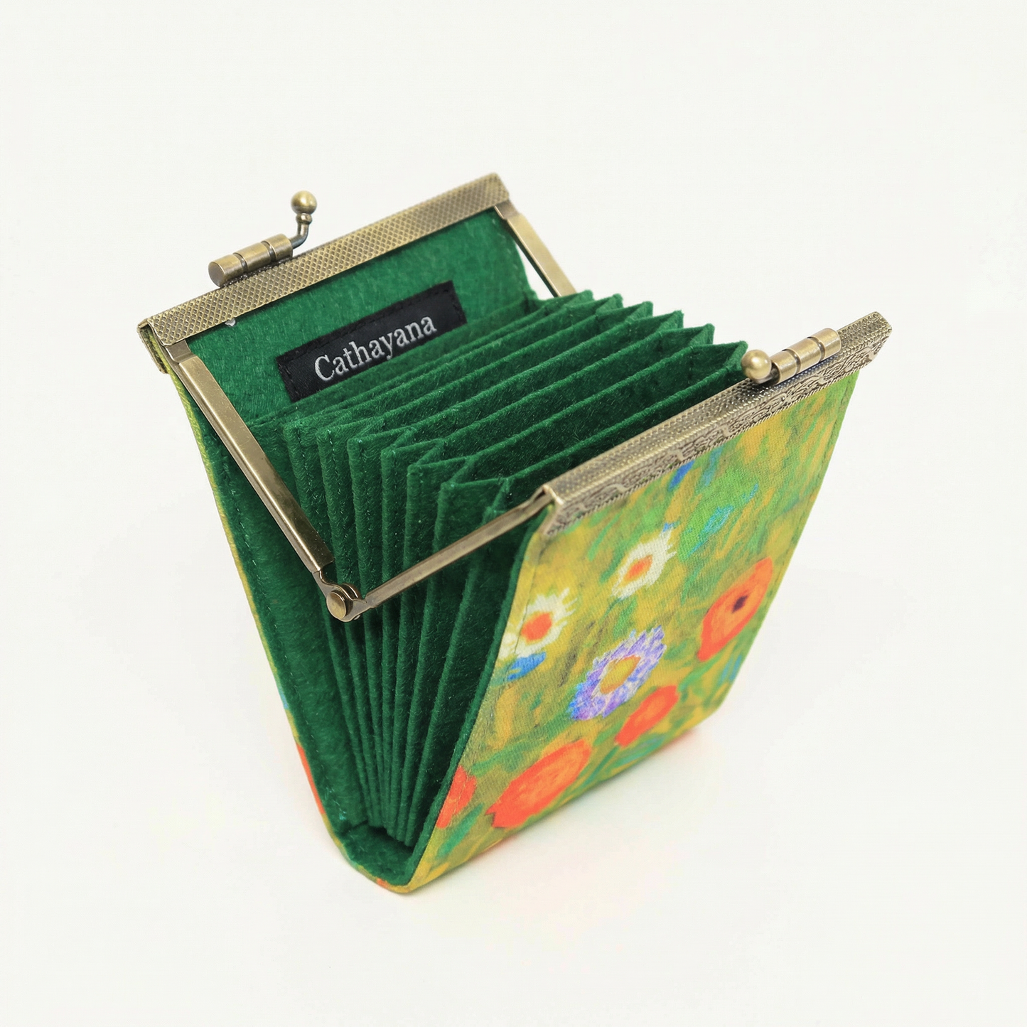 Klimt Flower Farm Artist Painting Prints Card Holder | 10 Slots | RFID Blocking