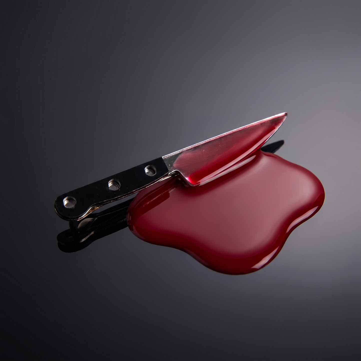Knife Barrette Hair Clip | 5" Acrylic | Knifecore Hair Accessory
