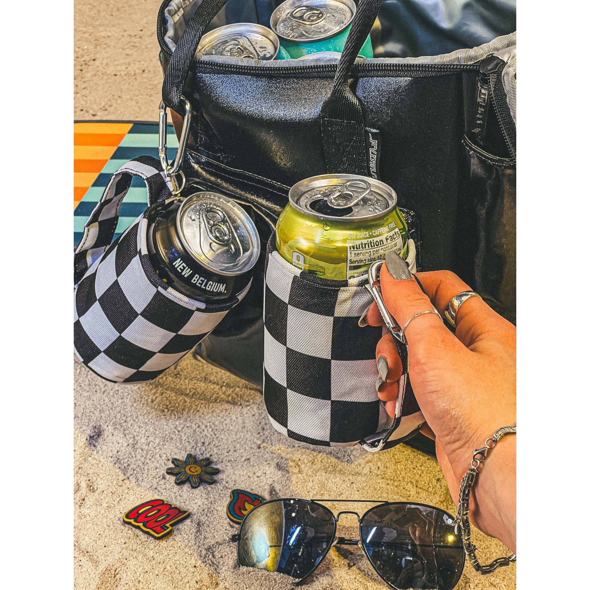 Külzee Can Handle Cooler | Metallic Insulated Beverage Holder