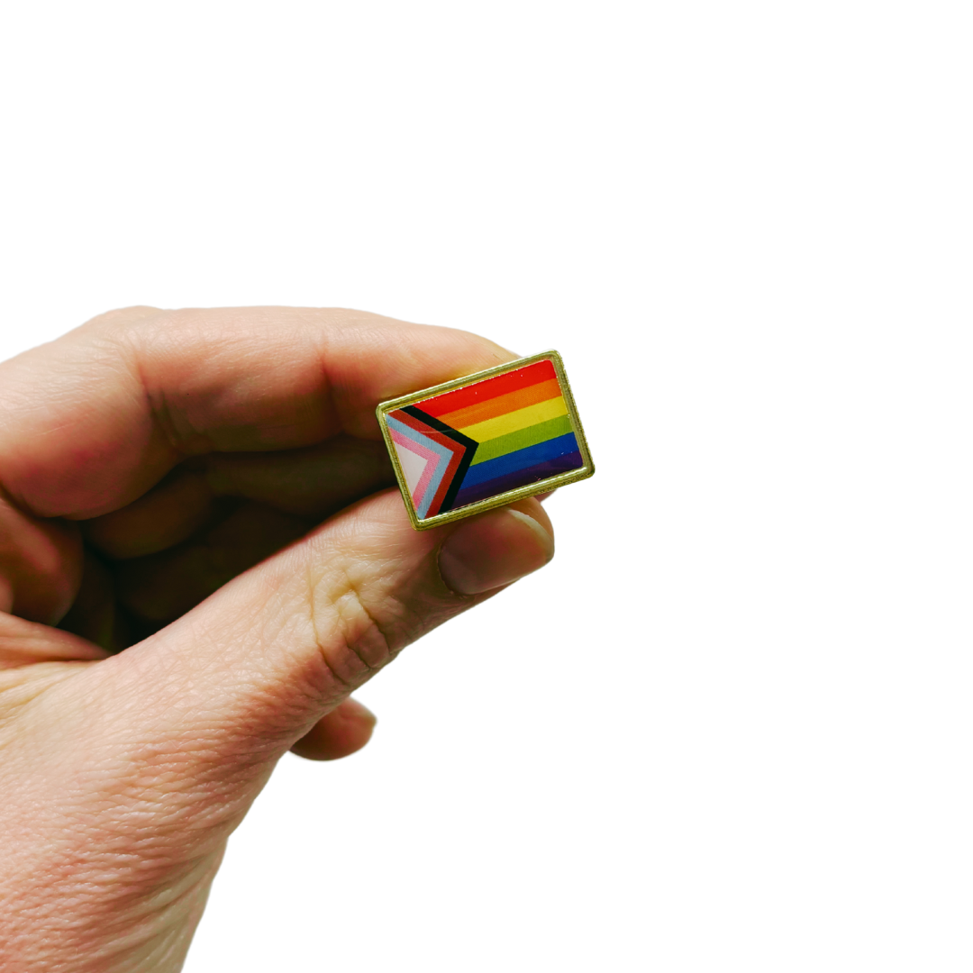 1 Cent with Any Order: LGBTQ Progress Pride Flag Pin ❤️🧡💛💚💙💜