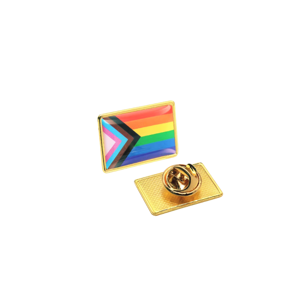1 Cent with Any Order: LGBTQ Progress Pride Flag Pin ❤️🧡💛💚💙💜